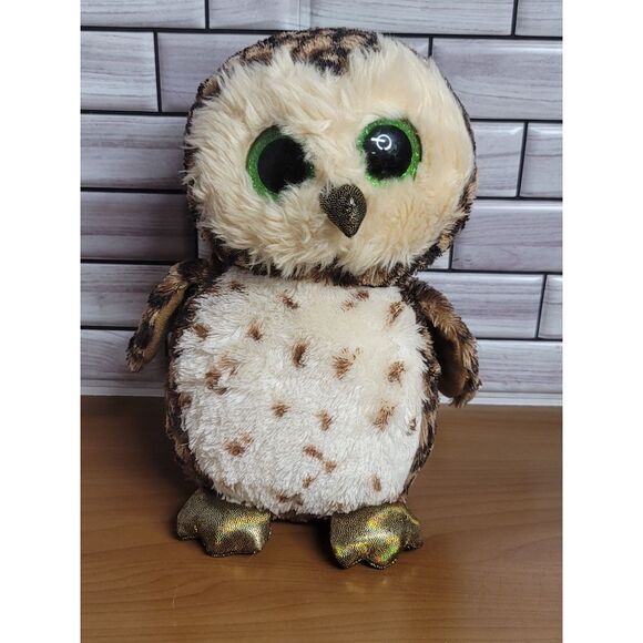2016 Ty Beanie Boos-Sammy The Brown Owl #A54 - Picture 1 of 7